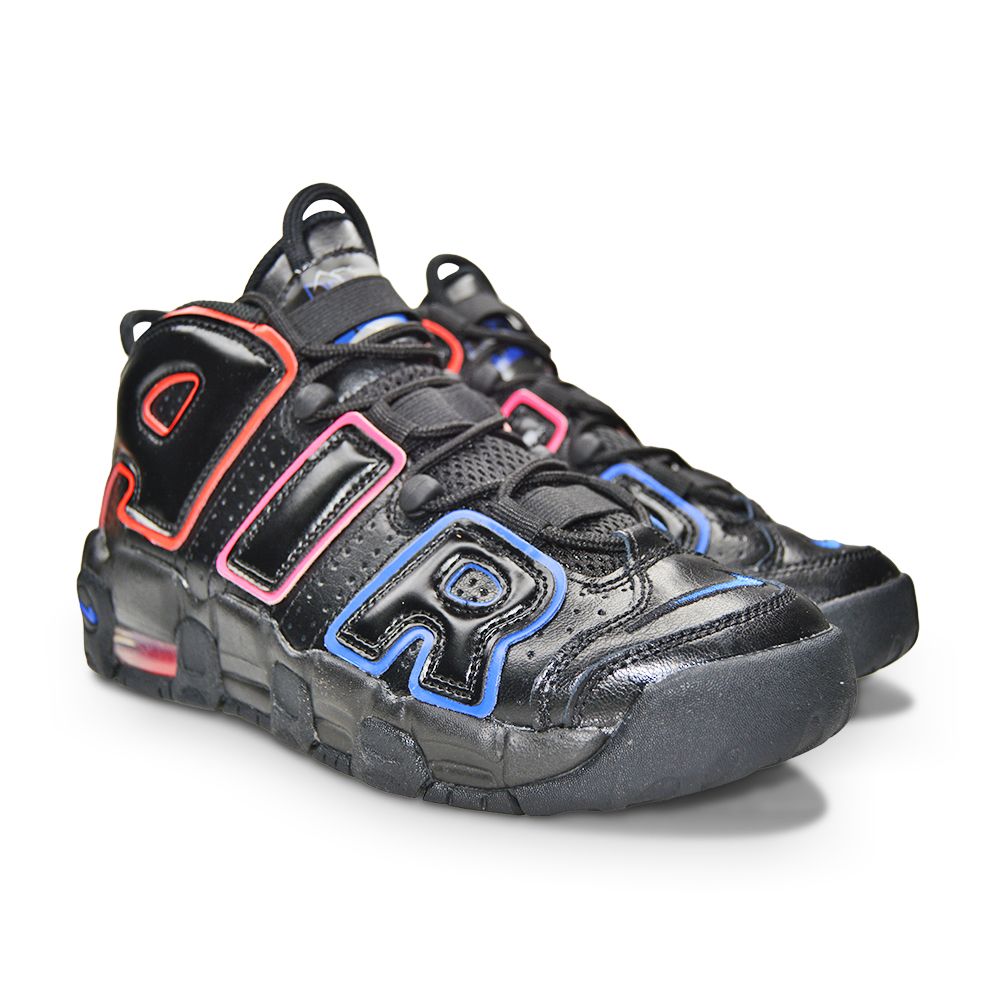 Juniors Nike Air More Uptempo GS - FD1012 001 - Black Bright Crimson