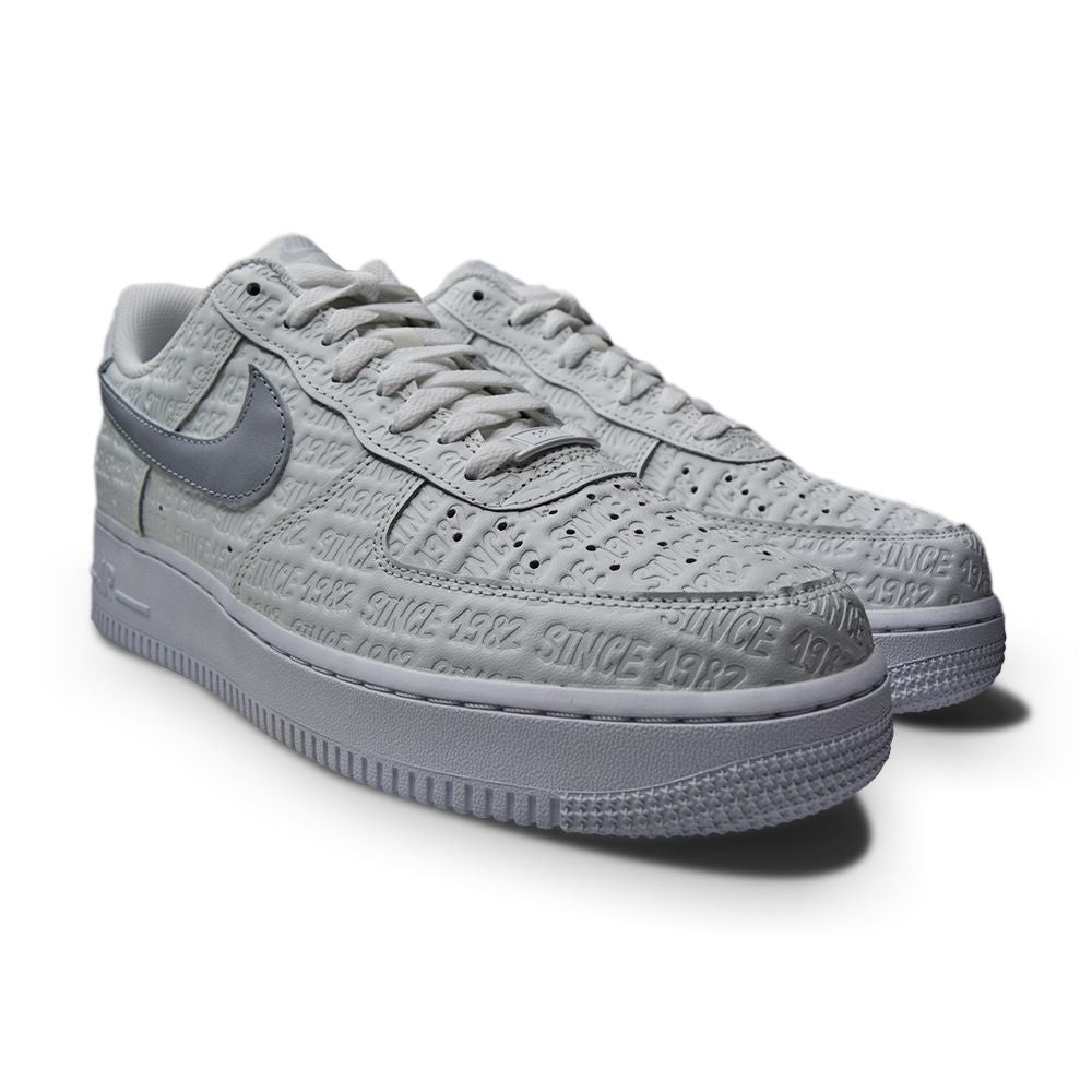 Womens Nike Air Force 1'07 Low - FJ4823 100 - Summit White Black Grey White