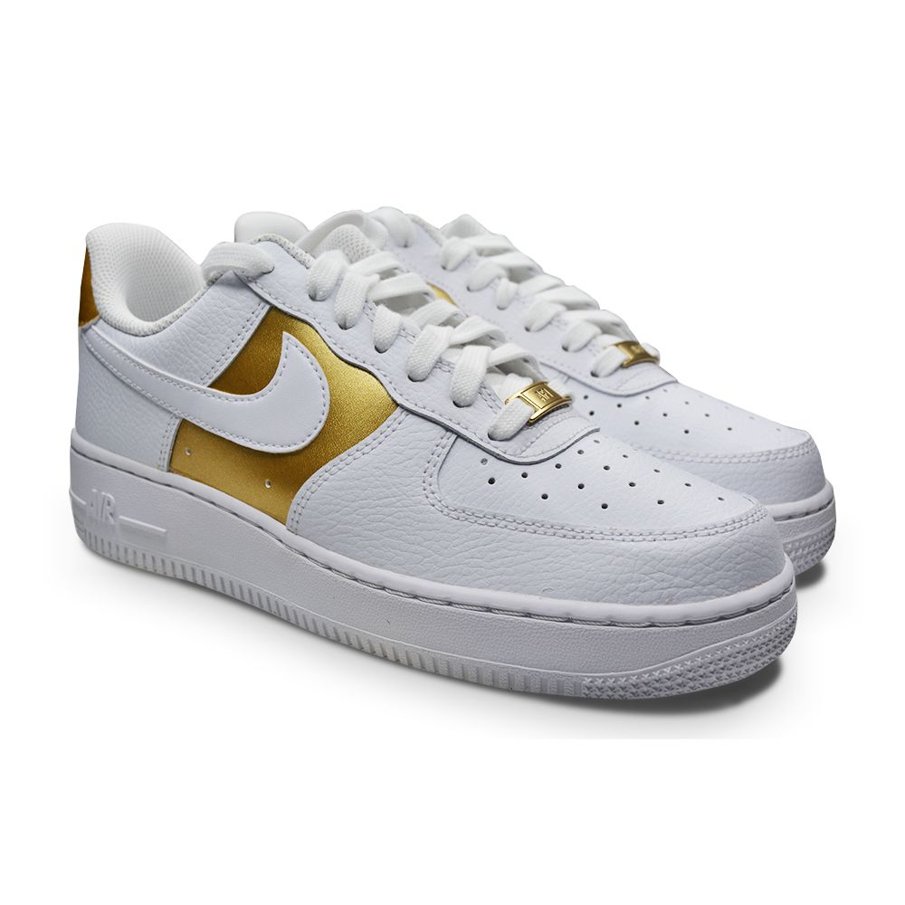 Womens Nike Air Force 1 '07 - DD8959 105 - White White Black White-Womens-Nike-Nike Air Force 1 '07-sneakers Foot World