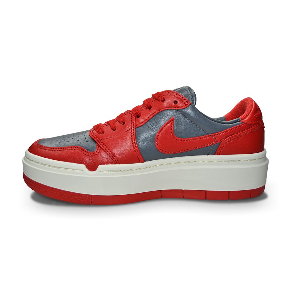 Women's Nike Air Jordan 1 Elevate Low - DH7004 006 - Dark Grey Varsity Red Sail-Womens-Nike-Air Jordan 1 Elevate Low-sneakers Foot World