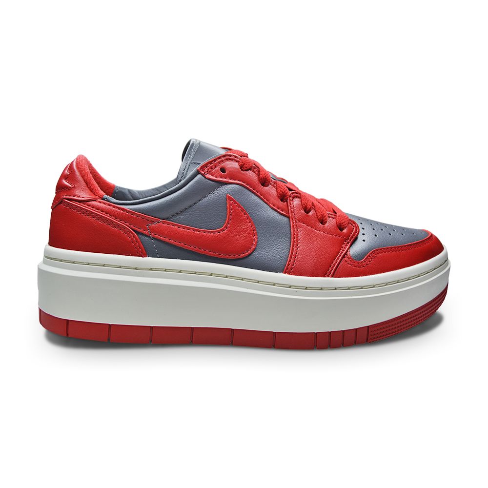 Women's Nike Air Jordan 1 Elevate Low - DH7004 006 - Dark Grey Varsity Red Sail-Womens-Nike-Air Jordan 1 Elevate Low-sneakers Foot World