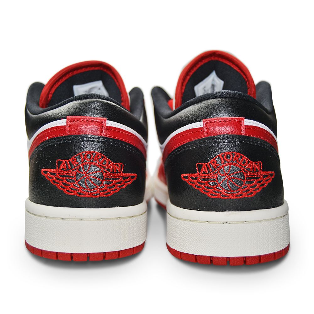 Women's Nike Air Jordan 1 Low - DC0774 160 - White Gym Red Black Sail-Womens-Nike-Air Jordan 1 Low-sneakers Foot World