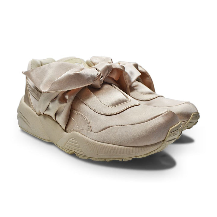 Womens Puma Bow Sneaker By Rihanna Fenty x Puma - 365054 02 - Beige Trainers