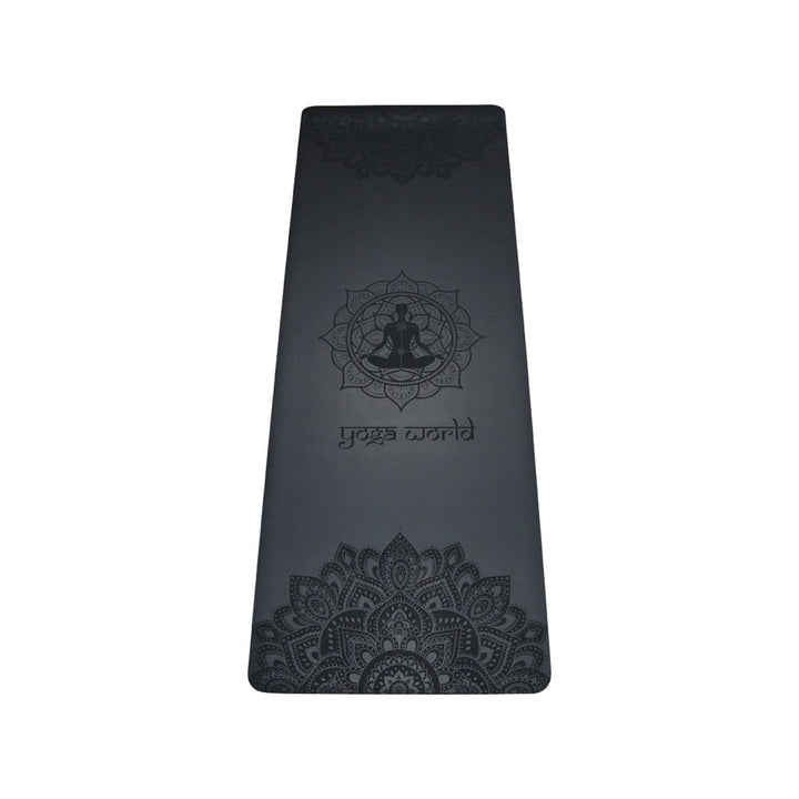 Mandala Black Bundle - Yoga World UK - Black Bundle | Yoga World Mandala Pu Yoga Mat Bundle | Mat Bundle | Yoga Bundle