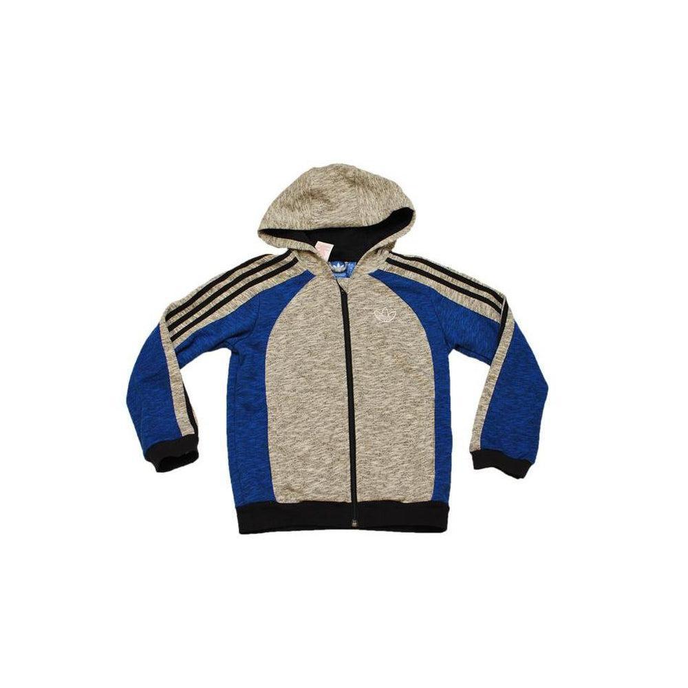 Infants Adidas Essential FZ Hoodie-Adidas Brands, Tops Clothing-Foot World UK