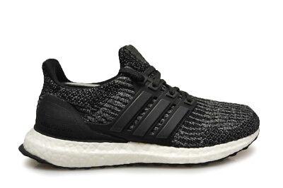 Juniors Adidas Ultra Boost 3.0 - BY2072 - Black White Grey Trainers-Junior-Adidas-sneakers Foot World