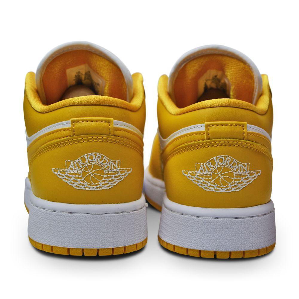 Juniors Nike Air Jordan 1 Low (GS) - 553560 171 - White Pollen-Jordan, Jordan *Rare*, Jordan 1, Jordan Brands, Junior Footwear, Nike Brands, Nike Junior Footwear-Foot World UK