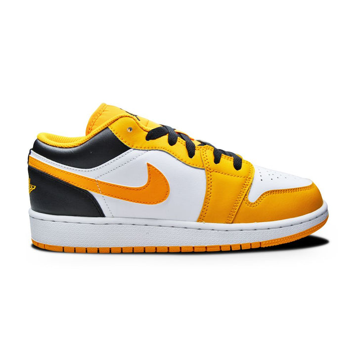 Juniors Nike Air Jordan 1 Low (GS) - 553560 701 - Taxi Black White-Juniors-Nike-Nike Air Jordan 1 Low-sneakers Foot World