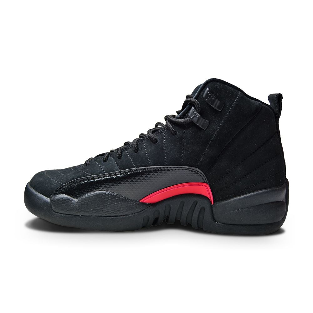 Juniors Nike Air Jordan 12 Retro - 510815 006 - Dark Grey Rush Pink-Juniors-Nike-826215707998-sneakers Foot World