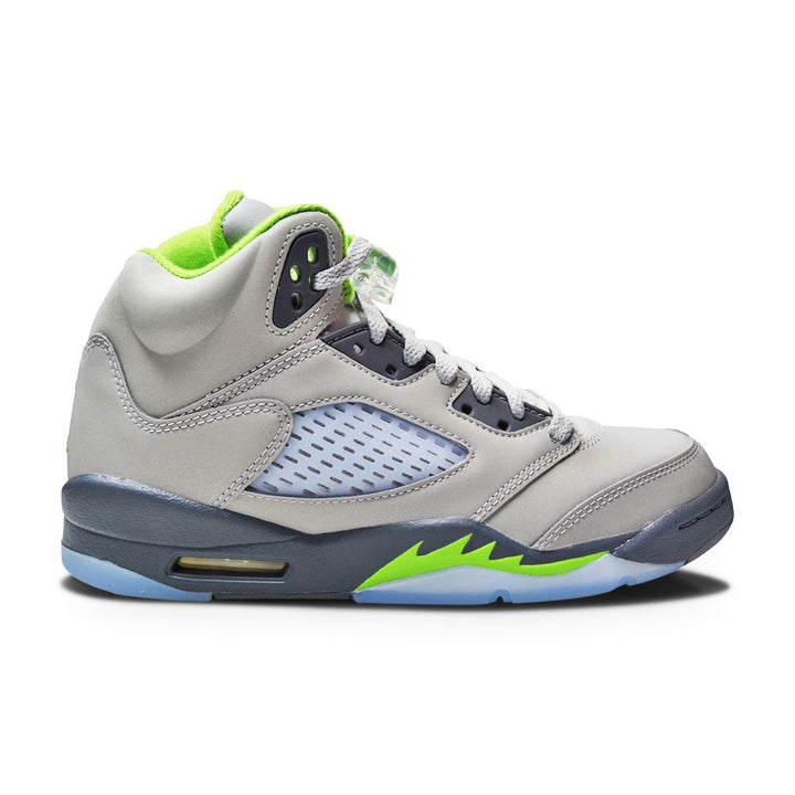 Juniors Nike Air Jordan 5 Retro (GS) - DQ3734 003 - Silver Green Bean Flint Grey-Juniors-Nike-Nike Air Jordan 5 Retro-sneakers Foot World