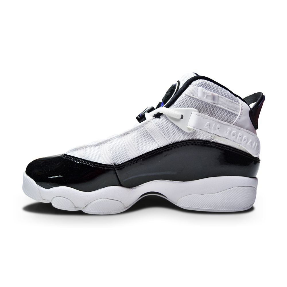 Juniors Nike Air Jordan 6 Rings (GS) - 323419 104 - White Black Dark Concord Clear-Juniors-Nike-sneakers Foot World