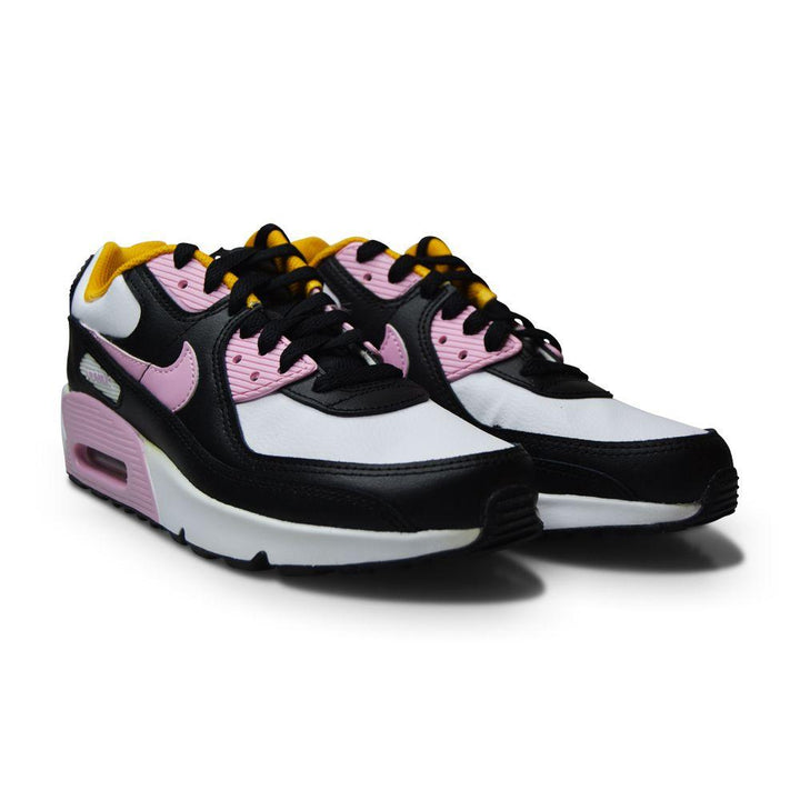 Juniors Nike Air Max 90 LTR (GS) - CD6864 007 - Black Arctic Pink White-Air Max, Junior Footwear, Juniors (3-6), Nike Junior Footwear-Foot World UK