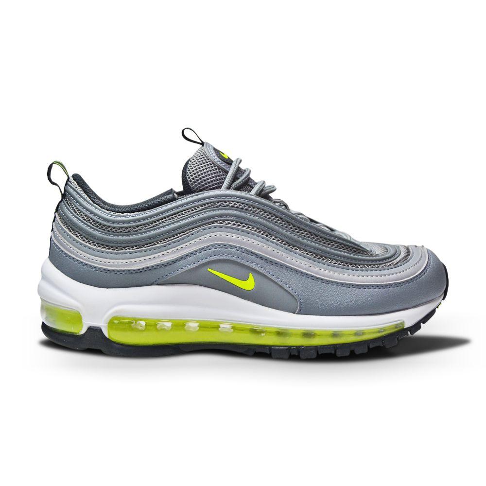 Juniors Nike Air Max 97 (GS) - DM3210 001 - Smoke Grey Volt White Black-Junior Footwear, Nike Junior Footwear-Foot World UK