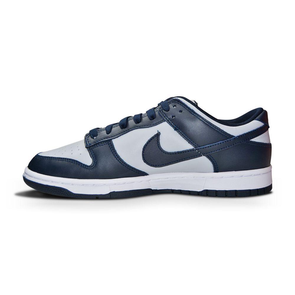 Juniors Nike Dunk Low (GS) Georgetown - CW1590 004 - Wolf Grey Dark Obsidian-Junior Footwear, Nike Junior Footwear-Foot World UK