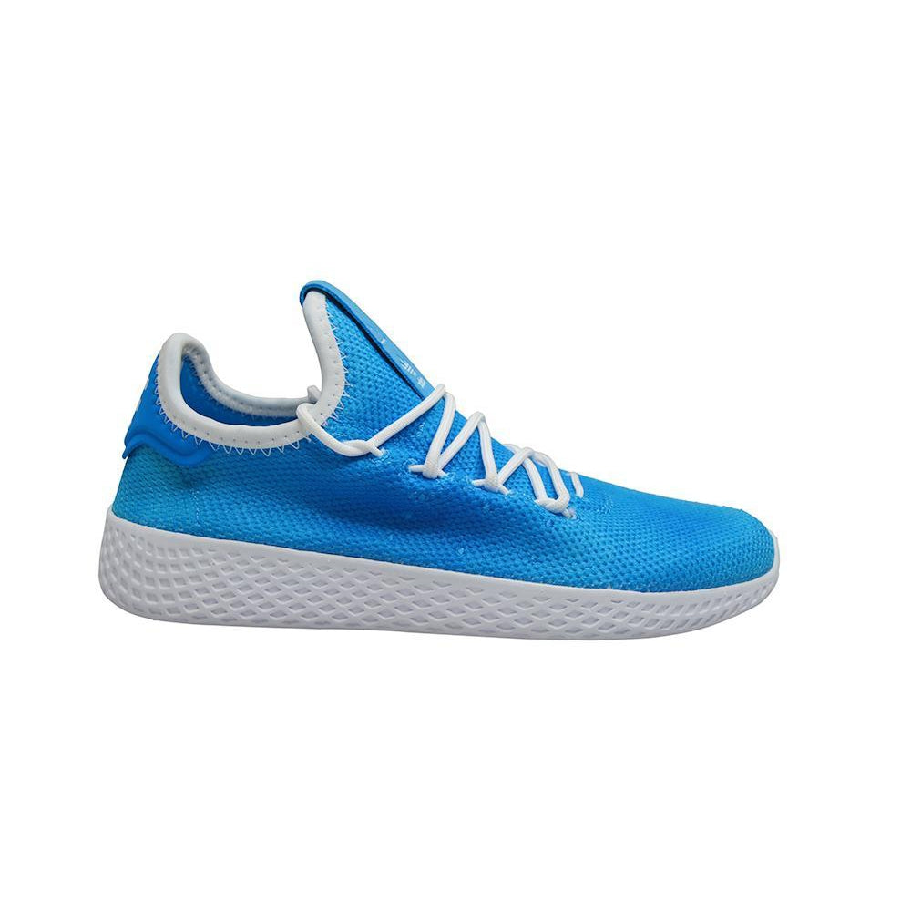 Kids Adidas Pharrel Williams Tennis Human Race - BB6837 - Bright Blue White-Adidas Brands, Kids (10-12.5), Tennis Hu-Foot World UK