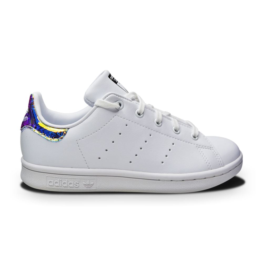 Kids Adidas Stan Smith C - GZ5584 - White White Black-Kids-Adidas-Stan Smith-sneakers Foot World