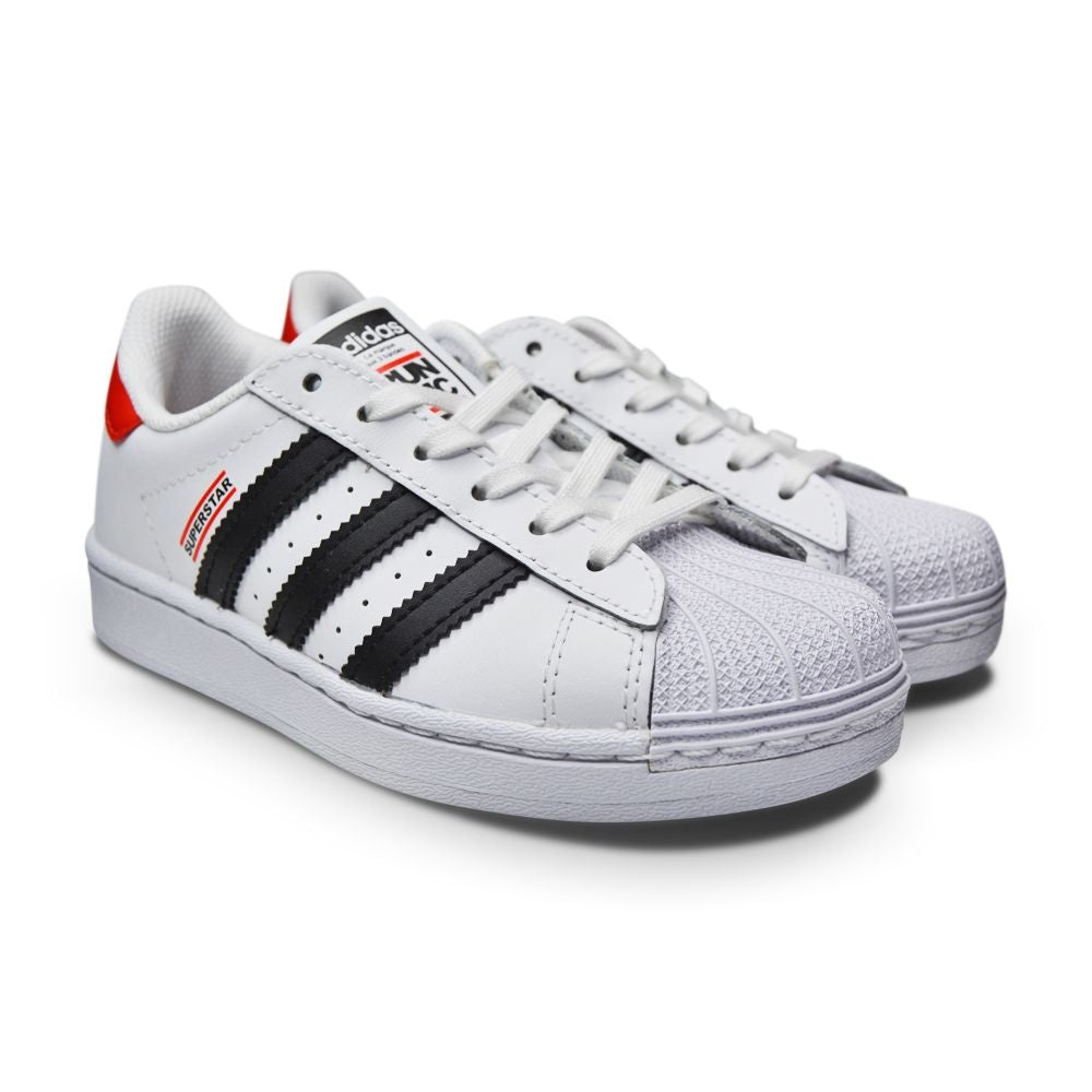 Kids Adidas Superstar C - FY4062 - White White Hirere-Kids-Adidas-Superstar-sneakers Foot World