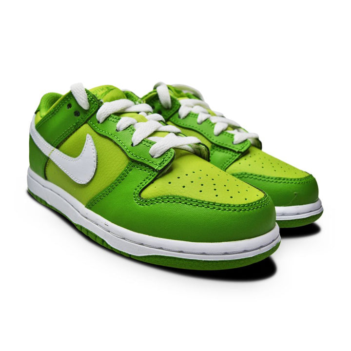 Kids Nike Dunk Low (PS) - DH9756 301 - Chlorophyll White Vivid Green-kids-Nike-Dunk Low-sneakers Foot World