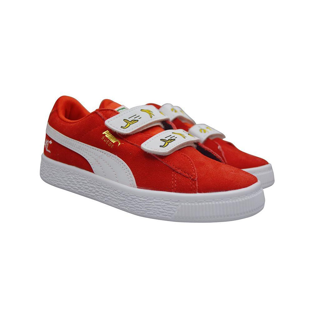 Kids Puma Minions Suede V PS - 36552801 - Red White-Kids (10-12.5), Puma-Foot World UK