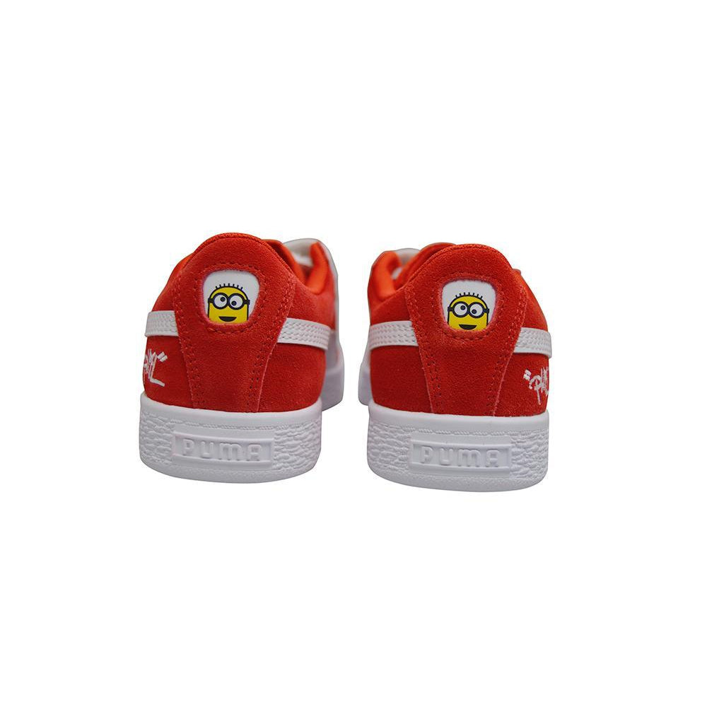 Kids Puma Minions Suede V PS - 36552801 - Red White-Kids (10-12.5), Puma-Foot World UK