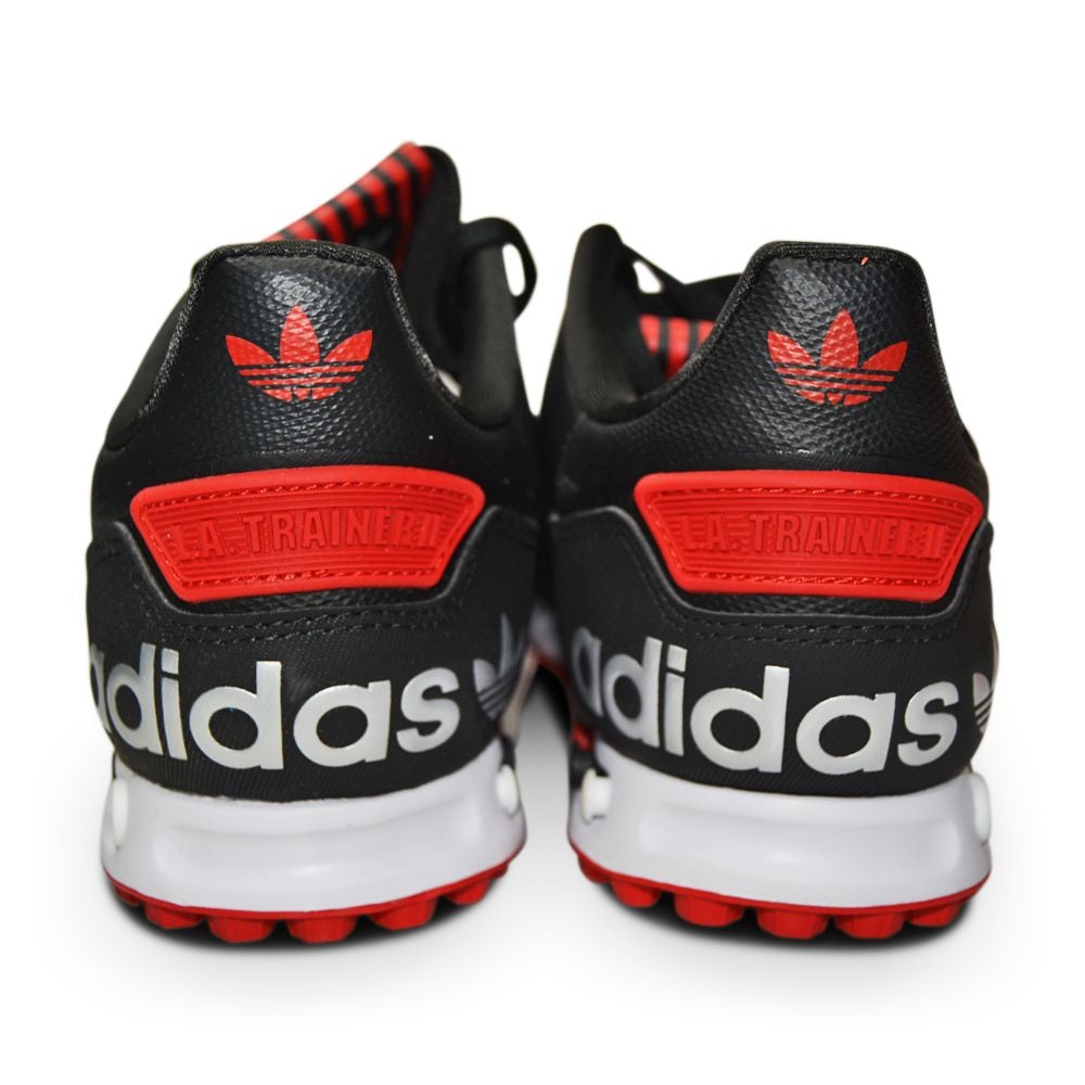 Mens Adidas LA Trainer II - GW0887 - CBlack FTWhite Scarle-mens-adidas-Foot World