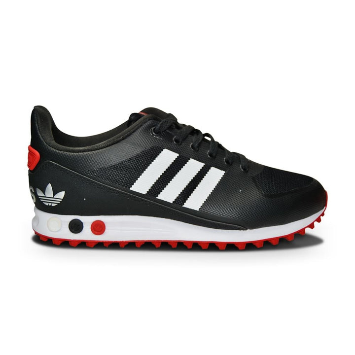 Mens Adidas LA Trainer II - GW0887 - CBlack FTWhite Scarle-mens-adidas-Foot World