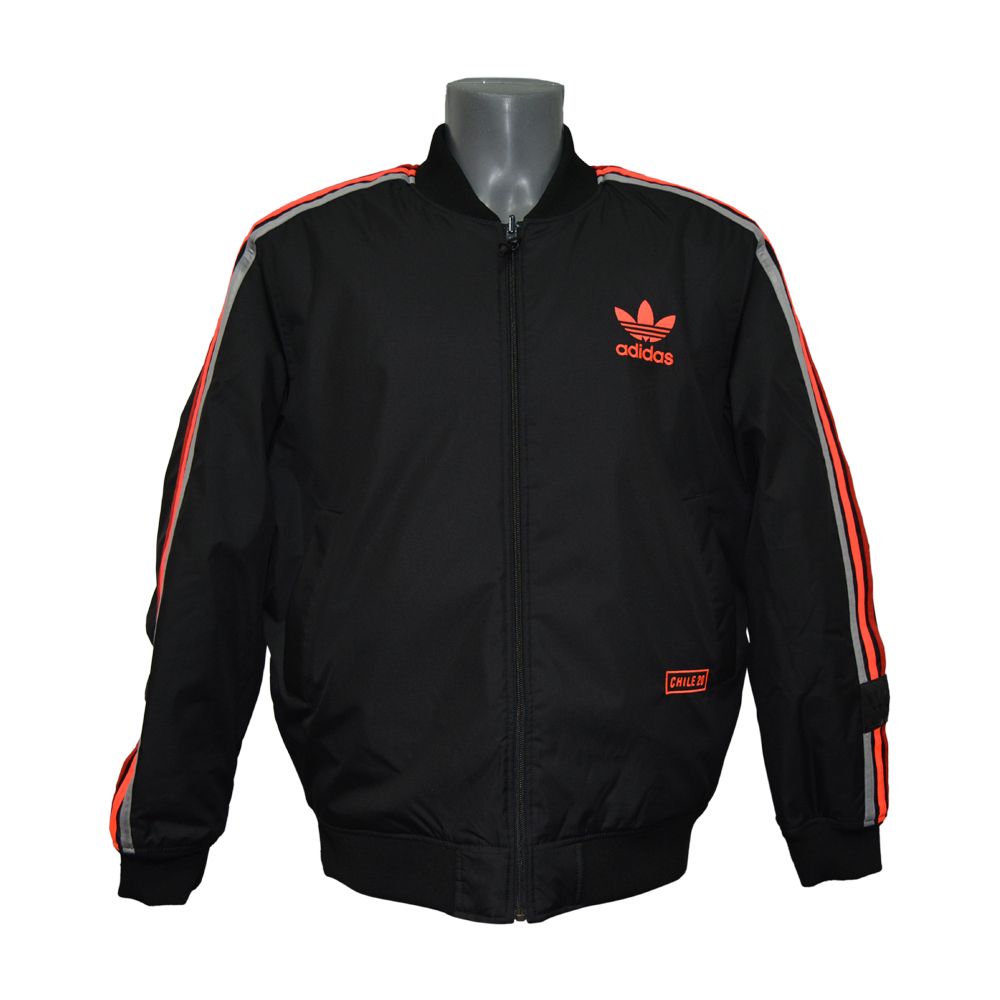 Mens Adidas Lightweight Bomber Jacket - H61858 - Black-Mens-Adidas-Bomber Jacket-4064057300564-sneakers Foot World