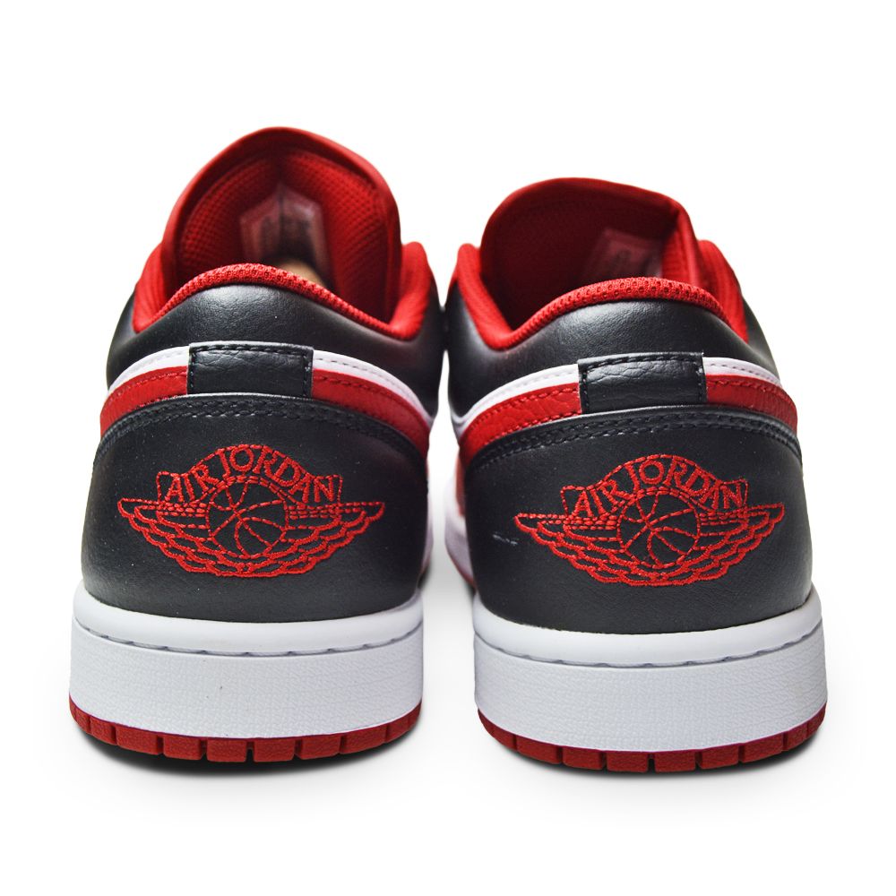 Mens Nike Air Jordan 1 Low "Bulls" - 553558 163 - White Gym Red Black-Mens-Nike-Nike Air Jordan 1 Low-sneakers Foot World