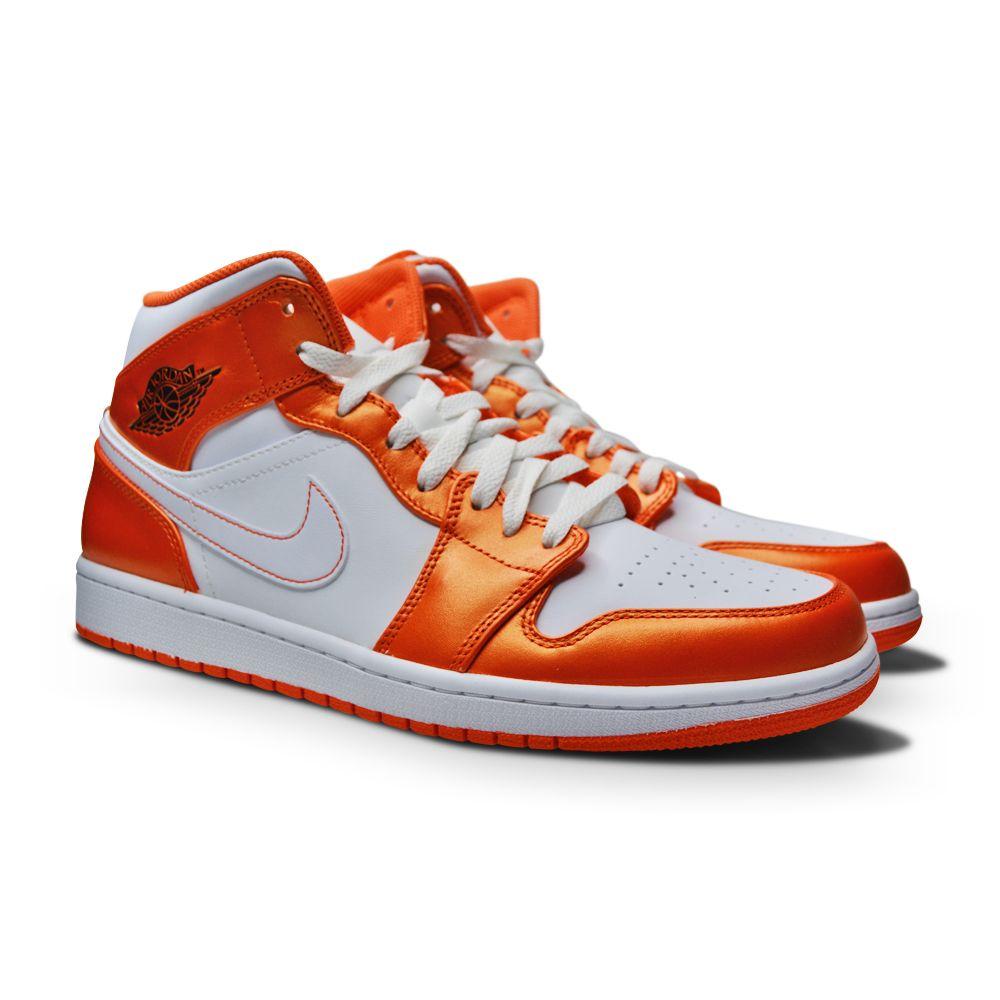 Mens Nike Air Jordan 1 Mid SE - DM3531 800 - Electro Orange Black White-Brands50, Casual Trainers, Footwear, Jordan Brands, Men, Men's Footwear, Running-Foot World UK