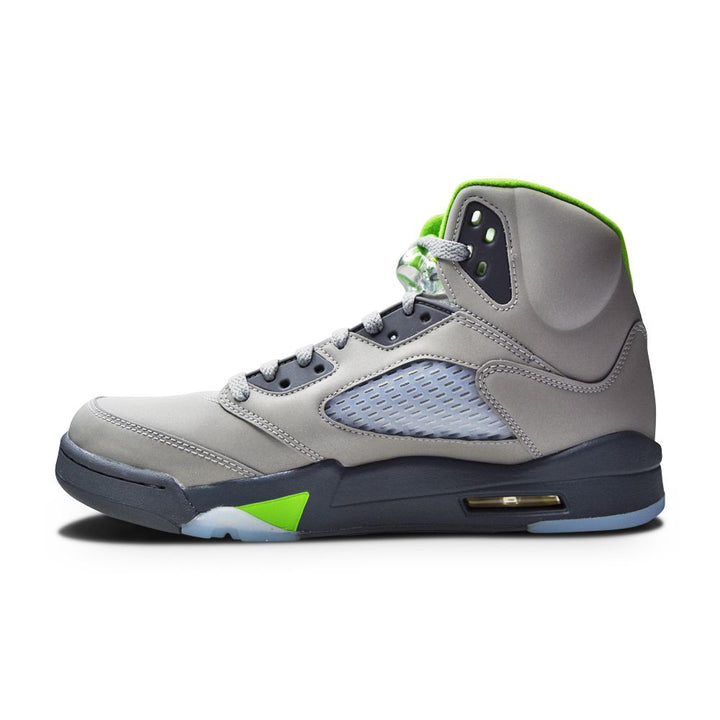 Mens Nike Air Jordan 5 Retro "Green Bean" - DM9014 003 - Silver Green Bean Flint-Mens-Nike-Nike Air Jordan 5 Retro-sneakers Foot World