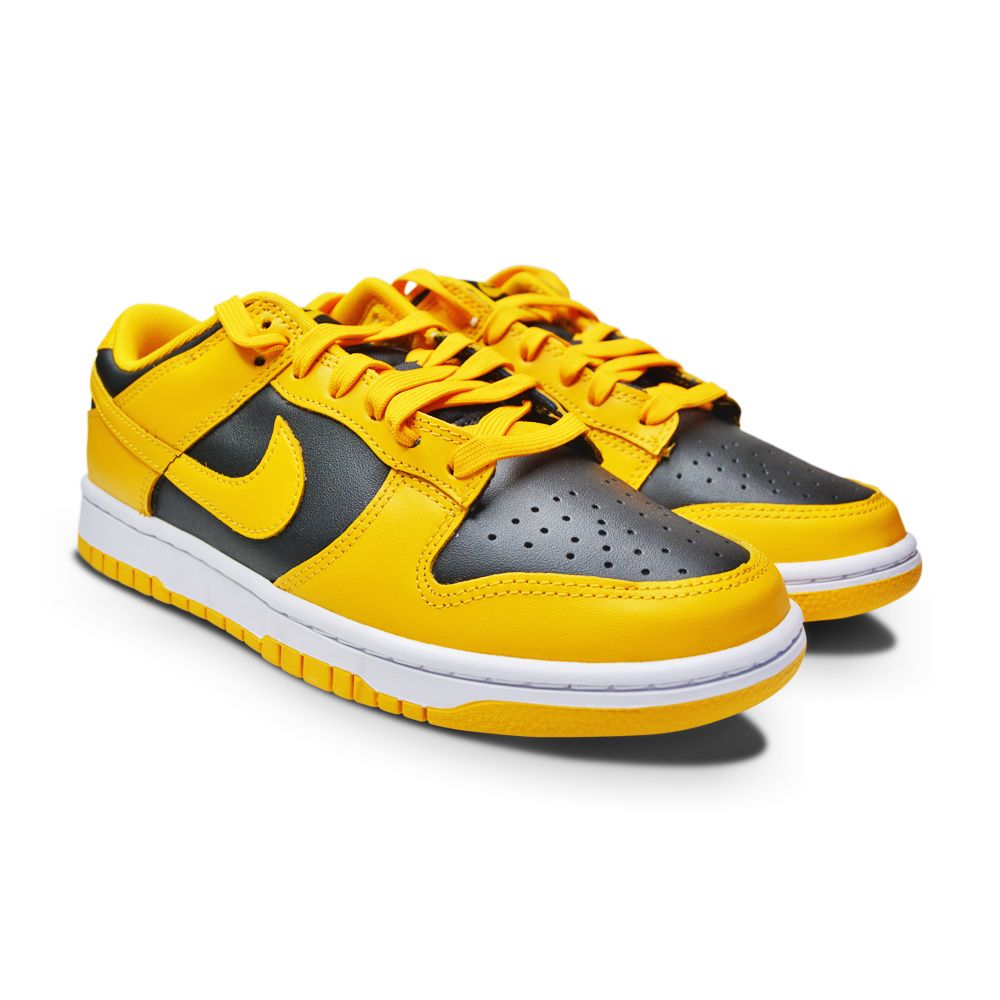 Mens Nike Dunk Low Retro - DD1391 004 - Black "Golden Rod" White-Mens-Nike-sneakers Foot World