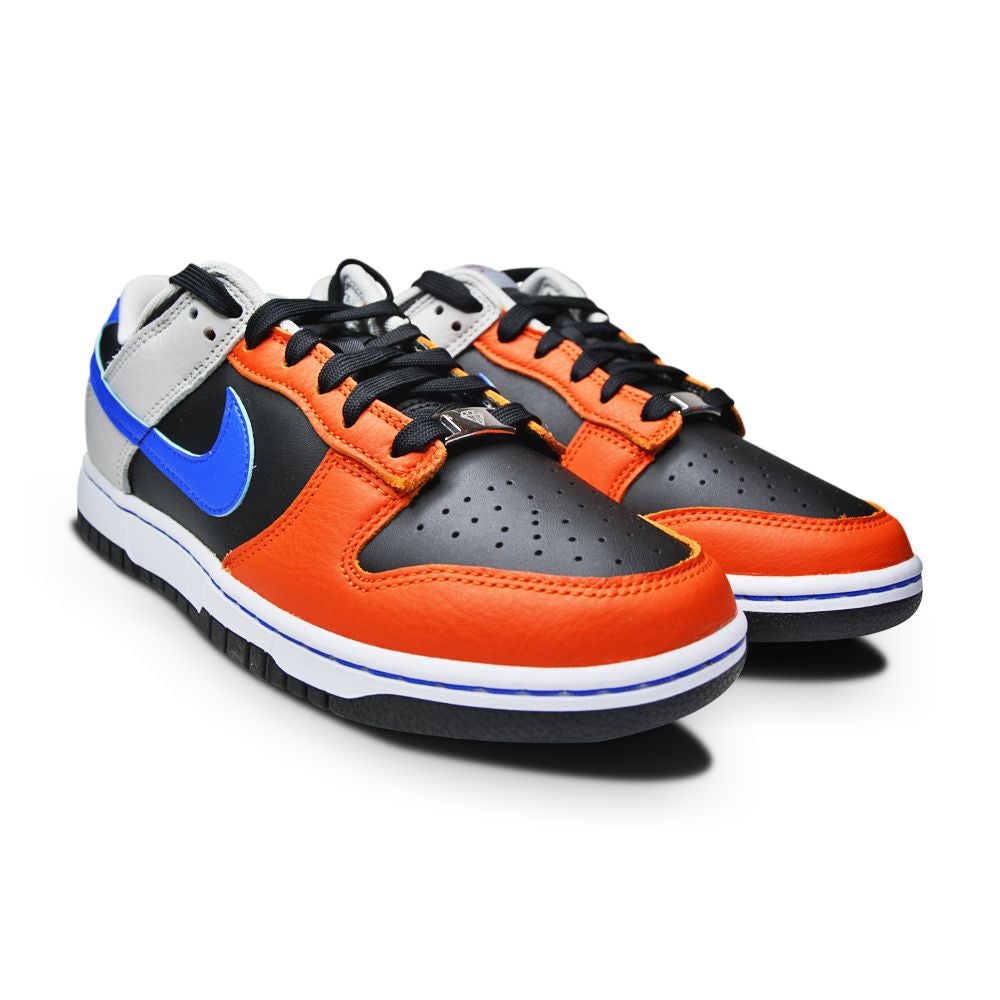 Mens Nike Dunk Low Retro EMB - DD3363 002 - Black Racer Blue Grey Fog-Mens-Nike-sneakers Foot World