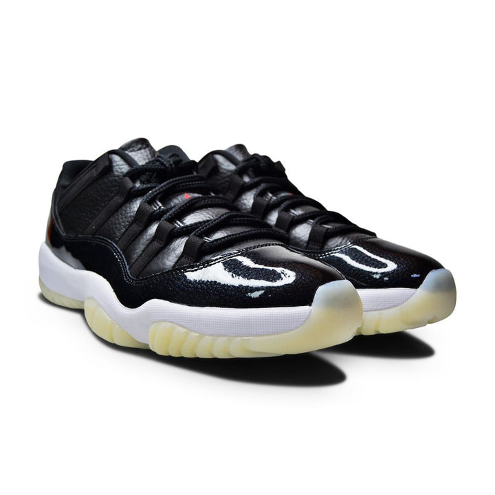 Mens Nike Jordan 11 Retro Low '72-10' - AV2187 001 - Black Gym Red White Sail-Mens-Nike-Nike Jordan 11 Retro Low-sneakers Foot World