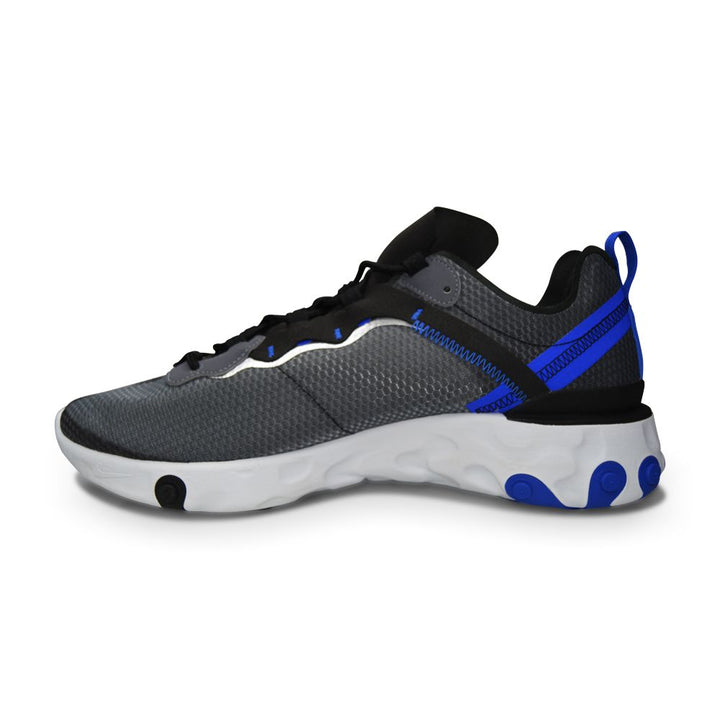 Mens Nike React Element 55 SE - CI3831 003 - Black Racer Blue-Men-Nike-Casual Trainers, Footwear, Men, Running-sneakers Foot World