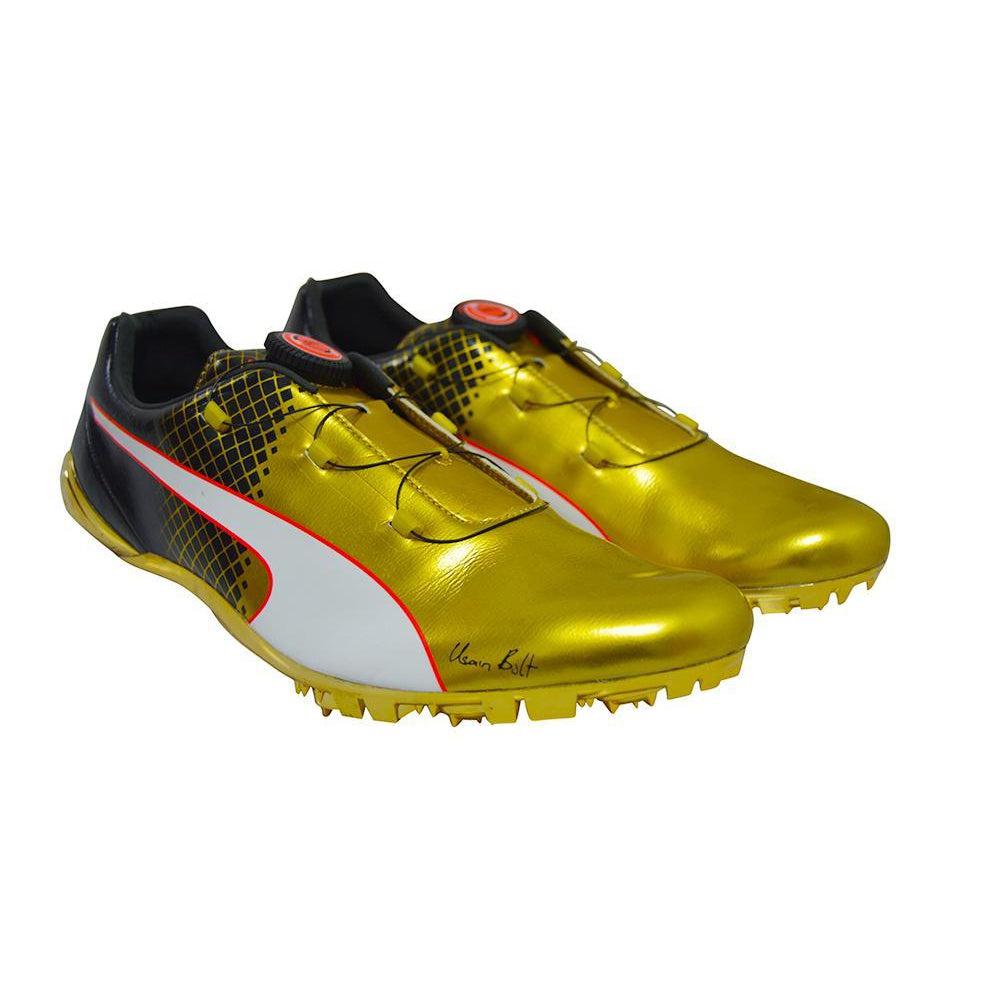 Mens Puma EvoSpeed Disc Bolt Tricks *RARE* Usain Bolt - 18932101 - Gold Black T-*Rare*, Air Force 1, Heat, Puma-Foot World UK