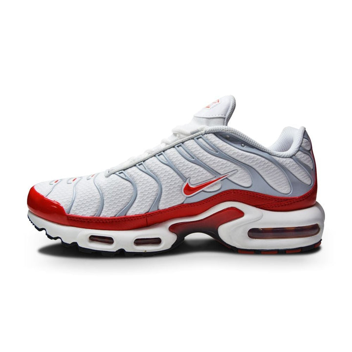 Mens Tuned 1 Air Max Plus TN - DM8332 100 - White University Red-Mens-Nike-sneakers Foot World