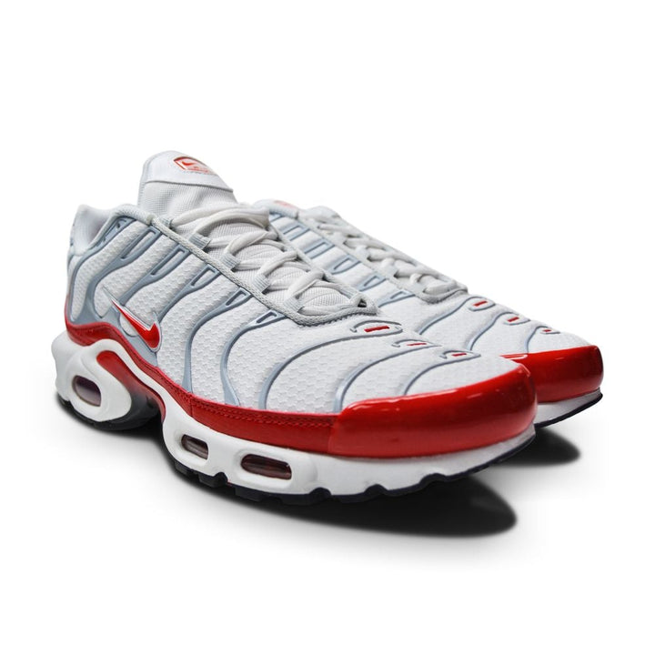 Mens Tuned 1 Air Max Plus TN - DM8332 100 - White University Red-Mens-Nike-sneakers Foot World