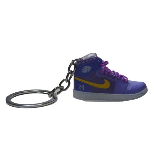 Novelty Sneaker Keyring Stocking Filler 3D Jordan 1 "Purple" Retro High OG-Unisex-Other-sneakers Foot World