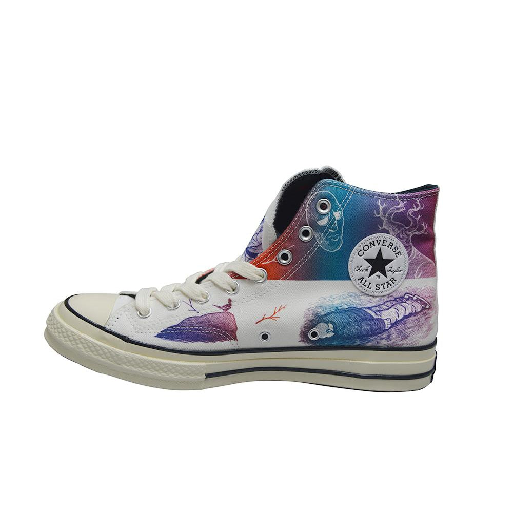 Unisex Converse Chuck Taylor 70 High x Tyler Artist - 164532C - White Black Grey-Converse, High Tops-Foot World UK