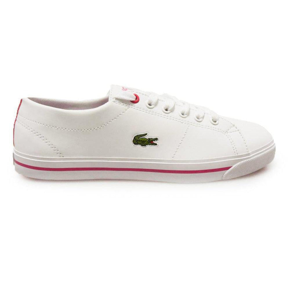 Womens Lacoste Marcel 117 1 CAJ - 6373929304 - White Pink Trainers-Foot World UK