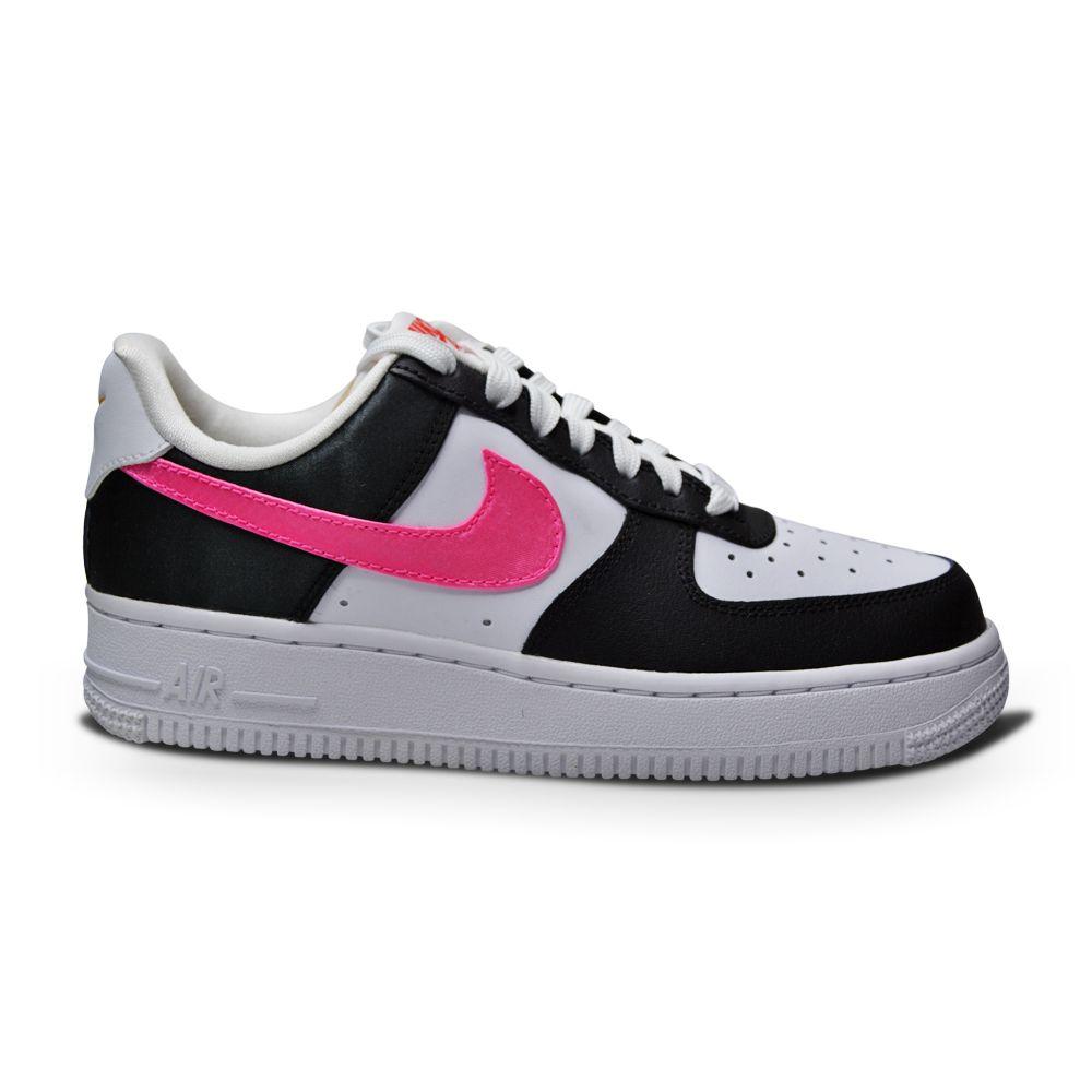 Womens Nike Air Force 1 '07 "Satin Swoosh" - DC4463 100 - White Pink Glow Starfish-Air Force 1, Brands Women, Footwear Women, Nike Women's Footwear-Foot World UK