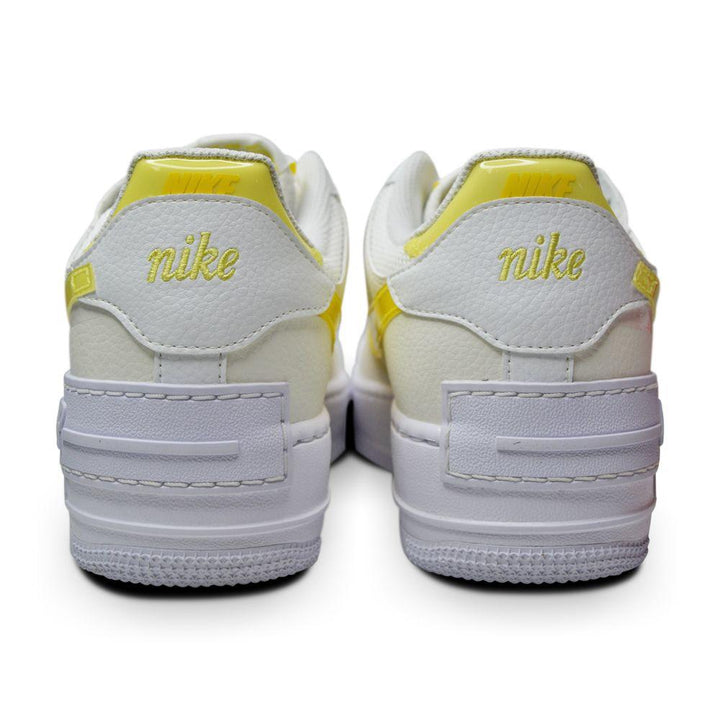 Womens Nike Air Force 1 Shadow - DM3034 100- Summit White Opti Yellow-*Rare*, Air Force 1, Footwear Women, High Tops Footwear, Nike, Running Footwear, Women-Foot World UK