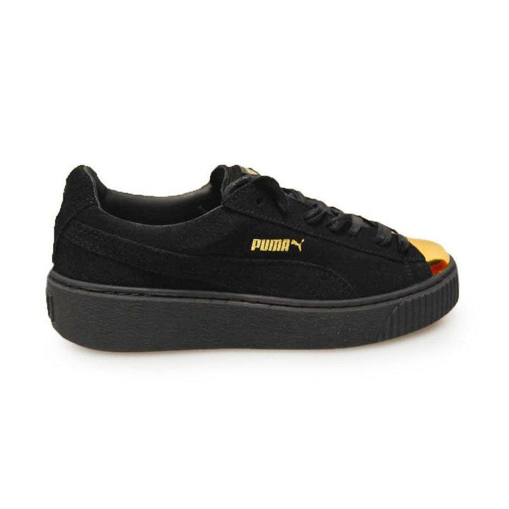 Womens Puma Suede Platform Gold-Court, Puma, Puma Brands, Running Footwear-Foot World UK